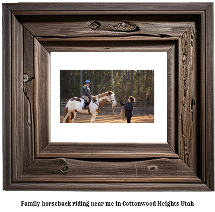 family horseback riding near me in Cottonwood Heights, Utah